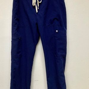 Mens Figs Pants Navy Large Short